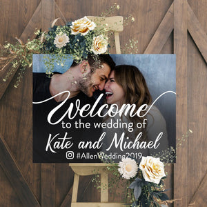 Wedding Hashtag Sign