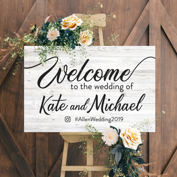 Wedding Welcome Sign