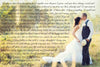 1st Anniversary Gift - A Personalized Word Art Canvas - Canvas Vows