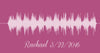 Baby's Heartbeat Soundwave Canvas - Canvas Vows