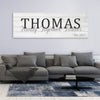 Established Sign Canvas - Canvas Vows