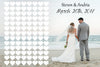 Wedding Guest Book - Photo And Hearts - Canvas Vows