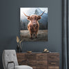 Highland Cow Canvas