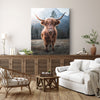 Highland Cow Canvas - Canvas Wall Art
