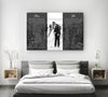 His And Hers Wall Art - Canvas Vows