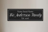 Last Name Canvas - A Personalized Family Sign - Canvas Vows