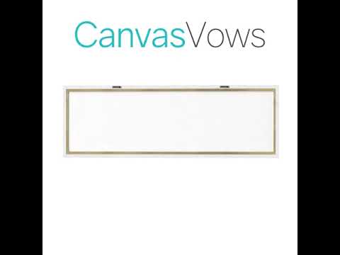 And So Together They Built A Life They Loved Canvas Sign