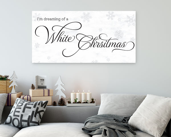 I'm Dreaming of A White Christmas Art 