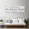 Last Name Canvas - A Personalized Family Sign - Canvas Vows