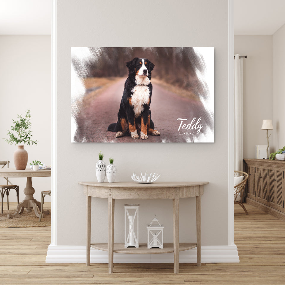 Personalized Art - Dog Memorial Gift