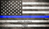 Thin Blue Line Flag - Personalized Canvas - Canvas Vows