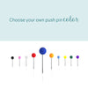 Push Pin Travel Map - Blue Ocean