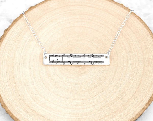 Sheet Music Necklace