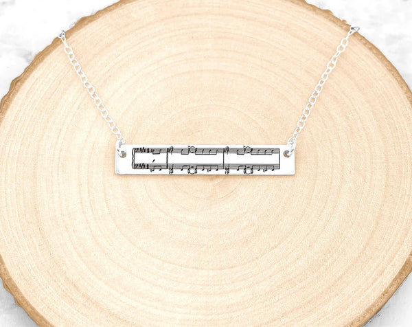 Sheet Music Necklace