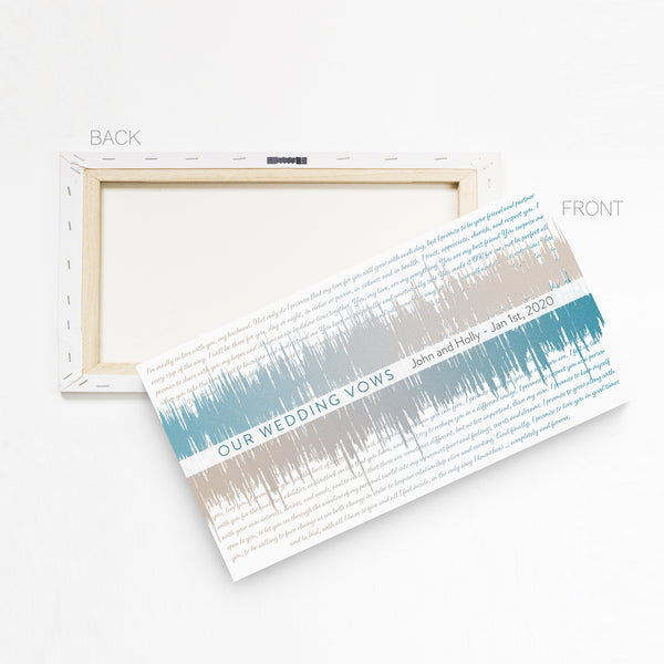 Soundwaves With Vows - Soundwave Art